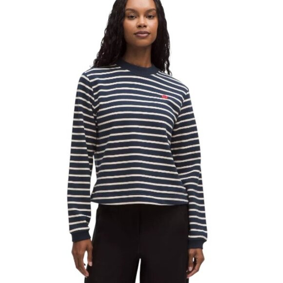 MWOT Lululemon Cotton French Terry Crewneck Pullover - Picture 1 of 8